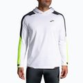 Bluză de alergat pentru bărbați Brooks Run Thermal white/asphalt/nightlife