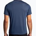 Tricou de alergare pentru bărbați Brooks Distance 3.0 blue slate/br logo 2