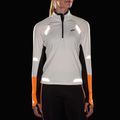 Bluză de alergare pentru femei Brooks Run Visible 1/2 Zip 2.0 ecru/fluoro flash/black 4