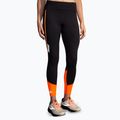 Pantaloni de alergare pentru femei Brooks Run Visible 2.0 black/fluoro flash