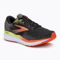 Încălțăminte de alergare pentru bărbați Brooks Ghost 16 wide fit black/mandarin red/green