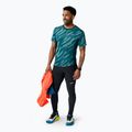 Tricou de alergare pentru bărbați Brooks Atmosphere 3.0 ultra print/deep sea 2
