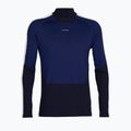 Bluză termică pentru bărbați icebreaker 200 Oasis Sonebula High Neck navy/royal navy/snow/cb 7