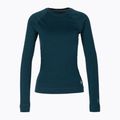 Tricou termoactiv pentru femei Smartwool Merino 250 Baselayer Crew Boxed bleumarin 16370