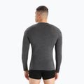 Longsleeve termoactiv pentru bărbați icebreaker Merino 150 Anatomica Crewe jet heather 3