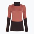 Bluză termică damă icebreaker 200 Oasis Sonebula High Neck bittersweet/cedar 8