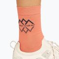 Șosete de trekking pentru femei icebreaker Life Fine Gauge Crew IB Logo Reflections tang/graphite 4