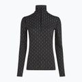 Bluză termică damă icebreaker Merino 260 Vertex LS HZ On-Piste black/ snow/j 5