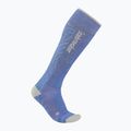 Șosete de schi pentru bărbați icebreaker Merino Ski+ Medium OTC Mountain Contour brilliant/ether/baja