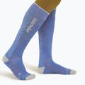 Șosete de schi pentru bărbați icebreaker Merino Ski+ Medium OTC Mountain Contour brilliant/ether/baja 2