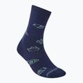 Șosete de trekking pentru bărbație icebreaker Merino Ultralight Crew Camp Ess royal navy/cloud ray