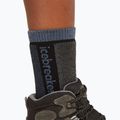 Șosete pentru copii icebreaker Merino Blend Ski+ Medium OTC black/dawn/graphite 4