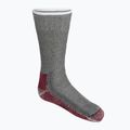 Șosete de trekking Smartwool Classic Mountaineer Maximum Cushion Crew, gri și roșu, SW0133000031