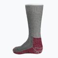 Șosete de trekking Smartwool Classic Mountaineer Maximum Cushion Crew, gri și roșu, SW0133000031 3