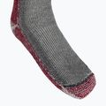 Șosete de trekking Smartwool Classic Mountaineer Maximum Cushion Crew, gri și roșu, SW0133000031 4