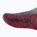 Șosete de trekking Smartwool Classic Mountaineer Maximum Cushion Crew, gri și roșu, SW0133000031 5