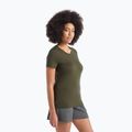 Tricou de trekking pentru femei Icebreaker Tech Lite II verde IB0A59J90691