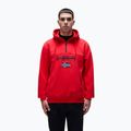 Hanorac pentru bărbați Napapijri Burgee Half Zip Hooded 2.0 red goji