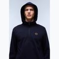 Bluză pentru bărbați Napapijri B-Badge Half Zip Hooded blu marine 5