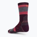 Șosete de trekking Smartwool Hike Full Cushion Saturnsphere Crew bordeaux SW001584591 2