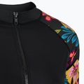 Longsleeve de înot pentru femei Hurley Fiji Fantasy Zip Front Rashguard black 3
