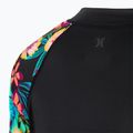 Longsleeve de înot pentru femei Hurley Fiji Fantasy Zip Front Rashguard black 4