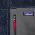 Bărbați Patagonia Classic Retro-X fleece Sweatshirt nou navy w / ceară roșu 5