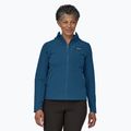 Geacă softshell pentru femei Patagonia R1 CrossStrata Hoody lagom blue