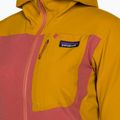 Geacă softshell pentru femei Patagonia R1 CrossStrata Hoody burl red 3