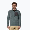Bărbați Patagonia R1 Air Zip Neck fleece hanorac nou verde nouț