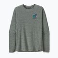 Bărbați Patagonia Cap Cool Daily Graphic Shirt-Waters trekking cu mânecă lungă chasing peaks/sleet green x-dye 7