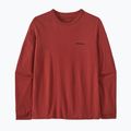 Tricou de trekking pentru femei Patagonia P-6 Logo Responsibili-Tee LS roșu burl roșu 5