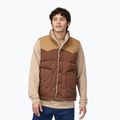 Vestă pentru bărbați Patagonia Reversible Bivy Down moose brown