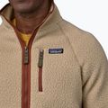 Bărbați Patagonia Retro Pile el capac kaki kaki w/sisu maro fleece sweatshirt 4