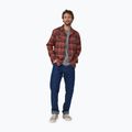 Tricou pentru bărbați Patagonia Organic Cotton MW Fjord Flannel ice caps/burl red 3