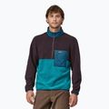 Bărbați Patagonia Microdini Microdini 1/2 Zip P / O fleece sweatshirt belay albastru