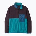 Bărbați Patagonia Microdini Microdini 1/2 Zip P / O fleece sweatshirt belay albastru 4