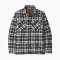 Tricou pentru bărbați Patagonia Insulated Organic Cotton MW Fjord Flannel fields/new navy 4