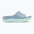 Papuci pentru femei HOKA Ora Recovery Slide 2 blue fog/blue glass 2