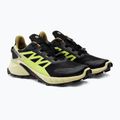 Încălțăminte de alergat pentru bărbați Salomon Supercross 4 GTX negru-verde L41731700 6