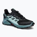 Încălțăminte de alergat pentru femei Salomon Supercross 4 GTX negru-albastră L41735500