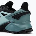 Încălțăminte de alergat pentru femei Salomon Supercross 4 GTX negru-albastră L41735500 10