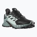 Încălțăminte de alergat pentru femei Salomon Supercross 4 GTX negru-albastră L41735500 12