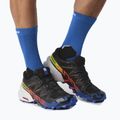 Salomon Speedcross 6 GTX pantofi de alergare pentru bărbați negru/surf the web/safety yellow 4