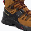 Încălțăminte de trekking pentru bărbați Salomon Quest 4 GTX maro L47156400 11
