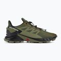 Încălțăminte de alergat pentru bărbați Salomon Supercross 4 verde L47205100 2