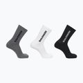 Salomon Everyday Crew 3 perechi de șosete de trekking negru/alb/med gri