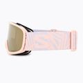 Ochelari de schi pentru copii Salomon Lumi Flash tropical peach/flash gold pentru copii 4