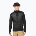 Geacă hibrid Salomon Elixir Hybrid Hoodie Insulated deep black