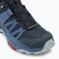 Încălțăminte de trekking pentru bărbați Salomon X Ultra 4 GTX carbon/bering sea/pearl blue 7